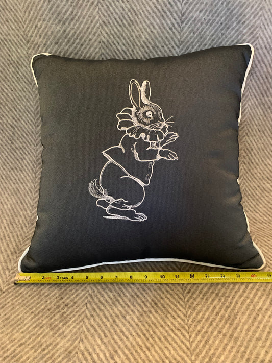 Pillow with a bunny #1
