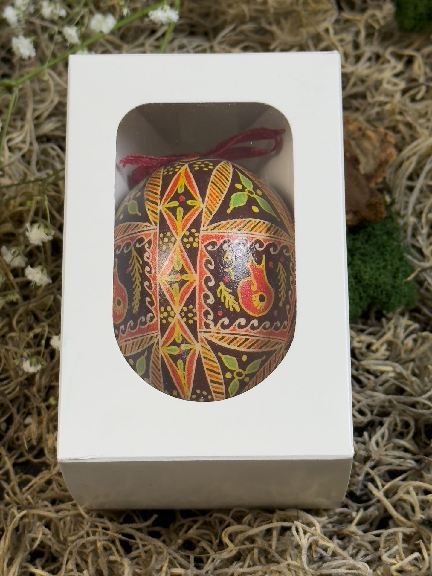 Handmade Goose Egg Pysanka - Custom Ukrainian Easter Egg - Heirloom Art Piece # 4