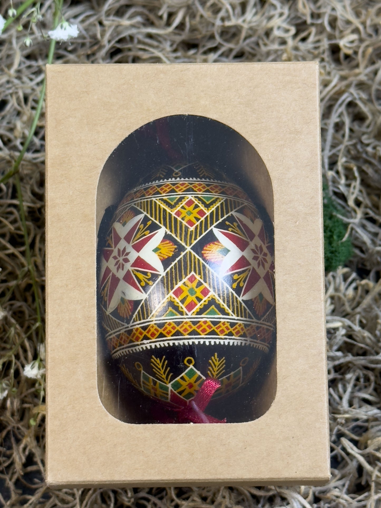 Museum-Quality Goose Egg Pysanka - Hand-Painted Ukrainian Easter Egg #11