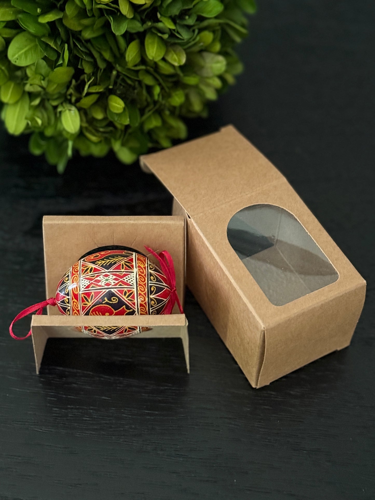 Hand-painted Ukrainian chicken Pysanka #7