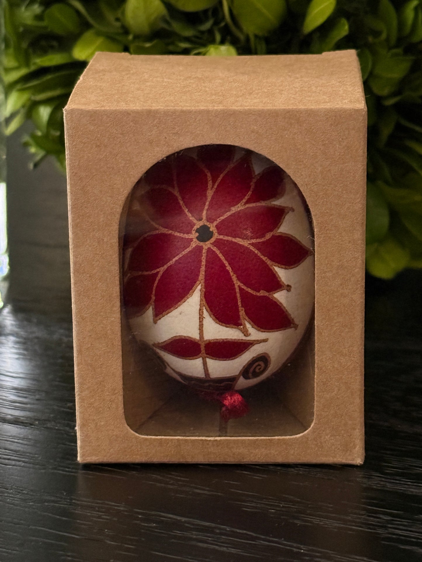 Hand-painted Ukrainian chicken Pysanka #11