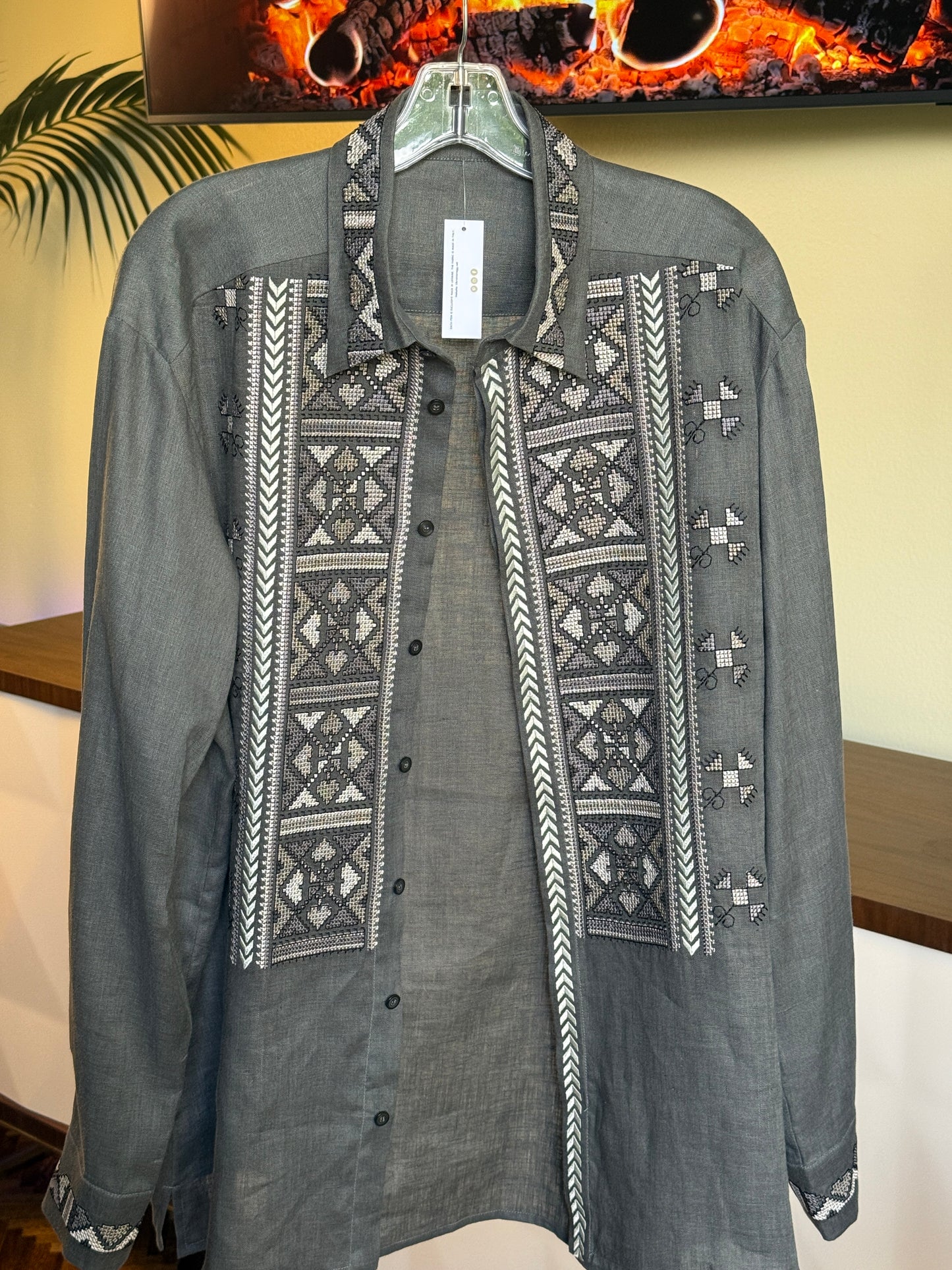 Men's embroidery shirt #1