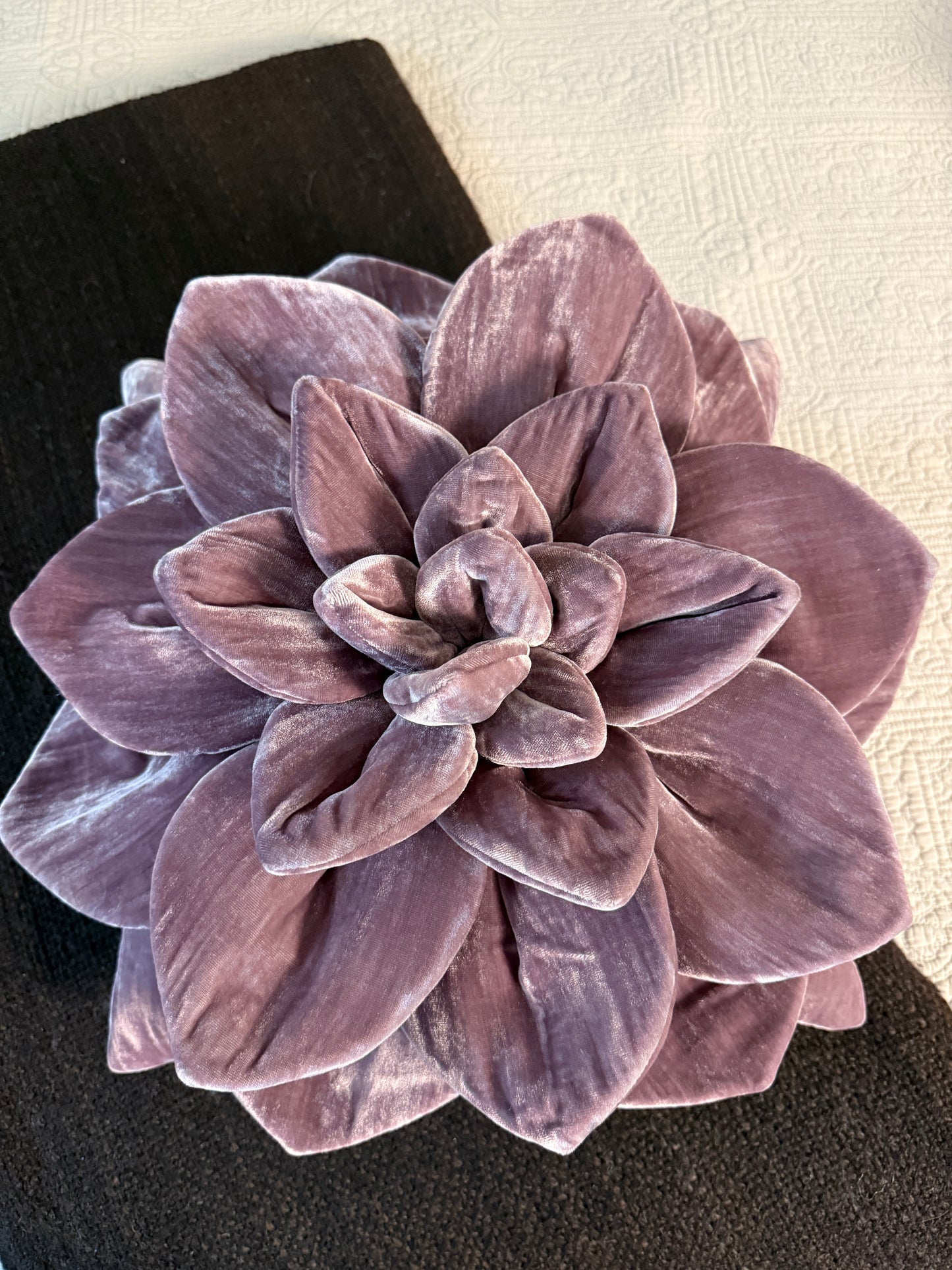 Purple Flower Pillow #1
