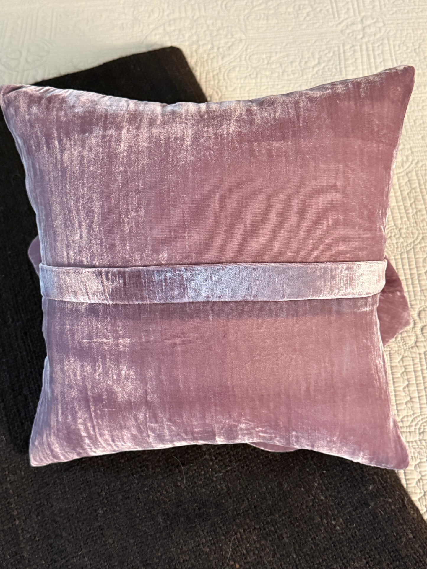 Purple Flower Pillow #1