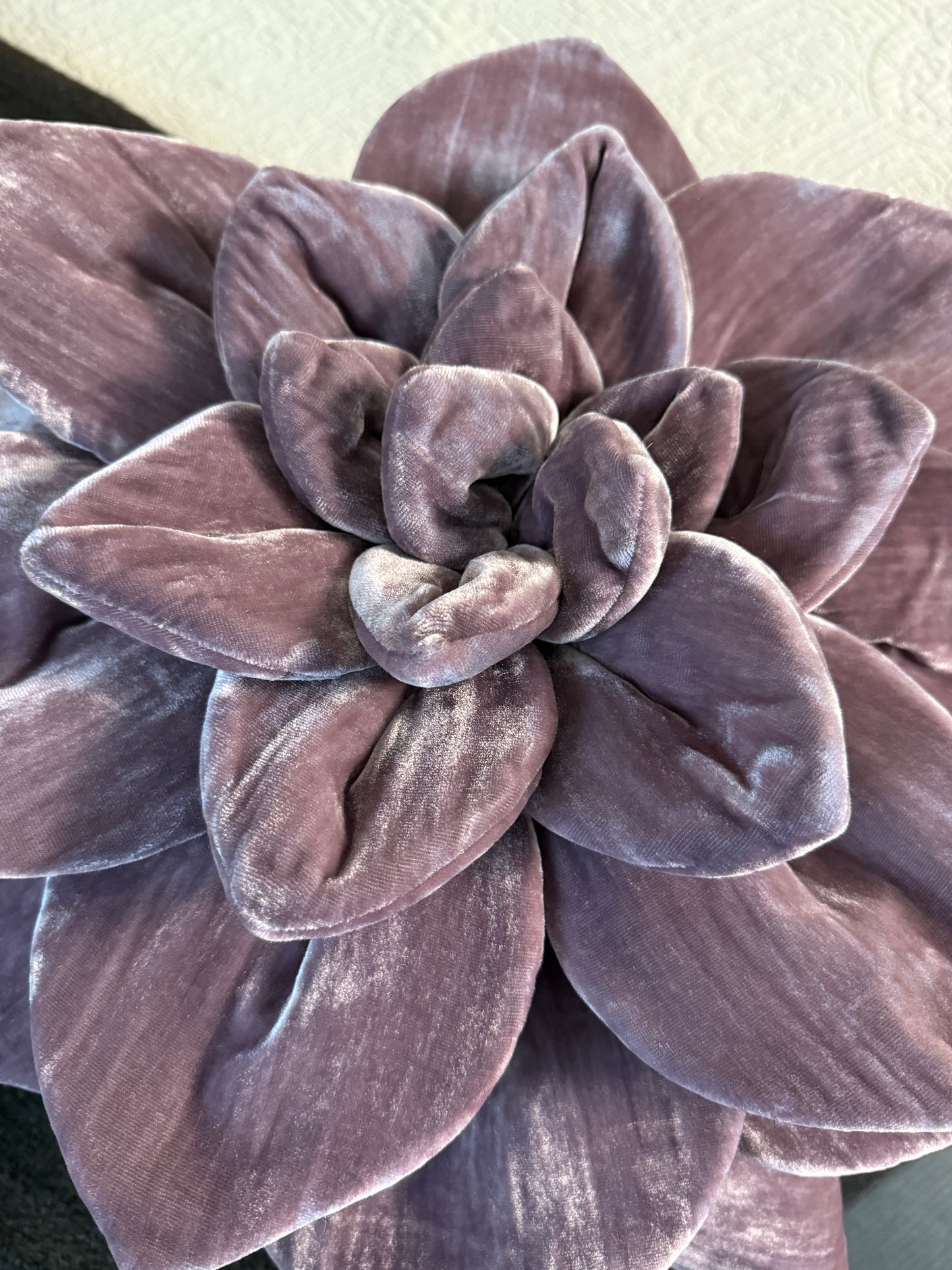 Purple Flower Pillow #1