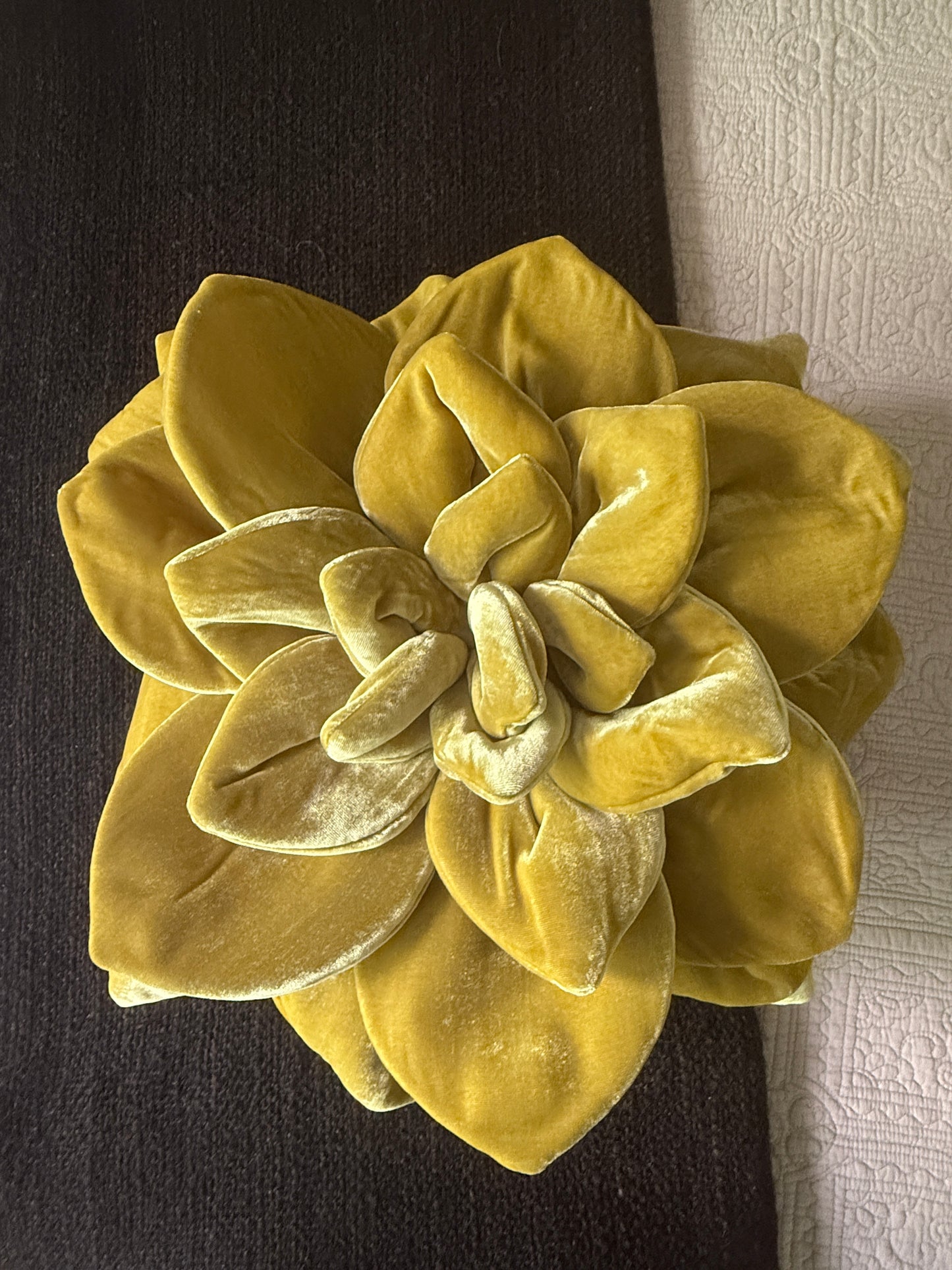Light green Flower Pillow #1