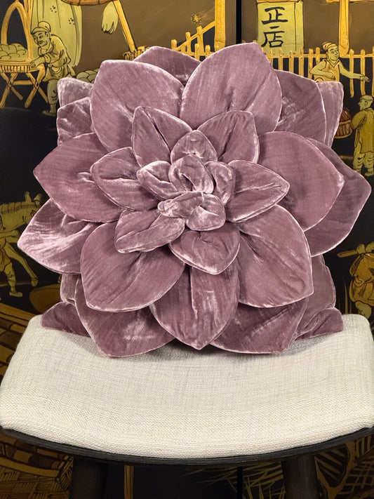 Purple Flower Pillow #1