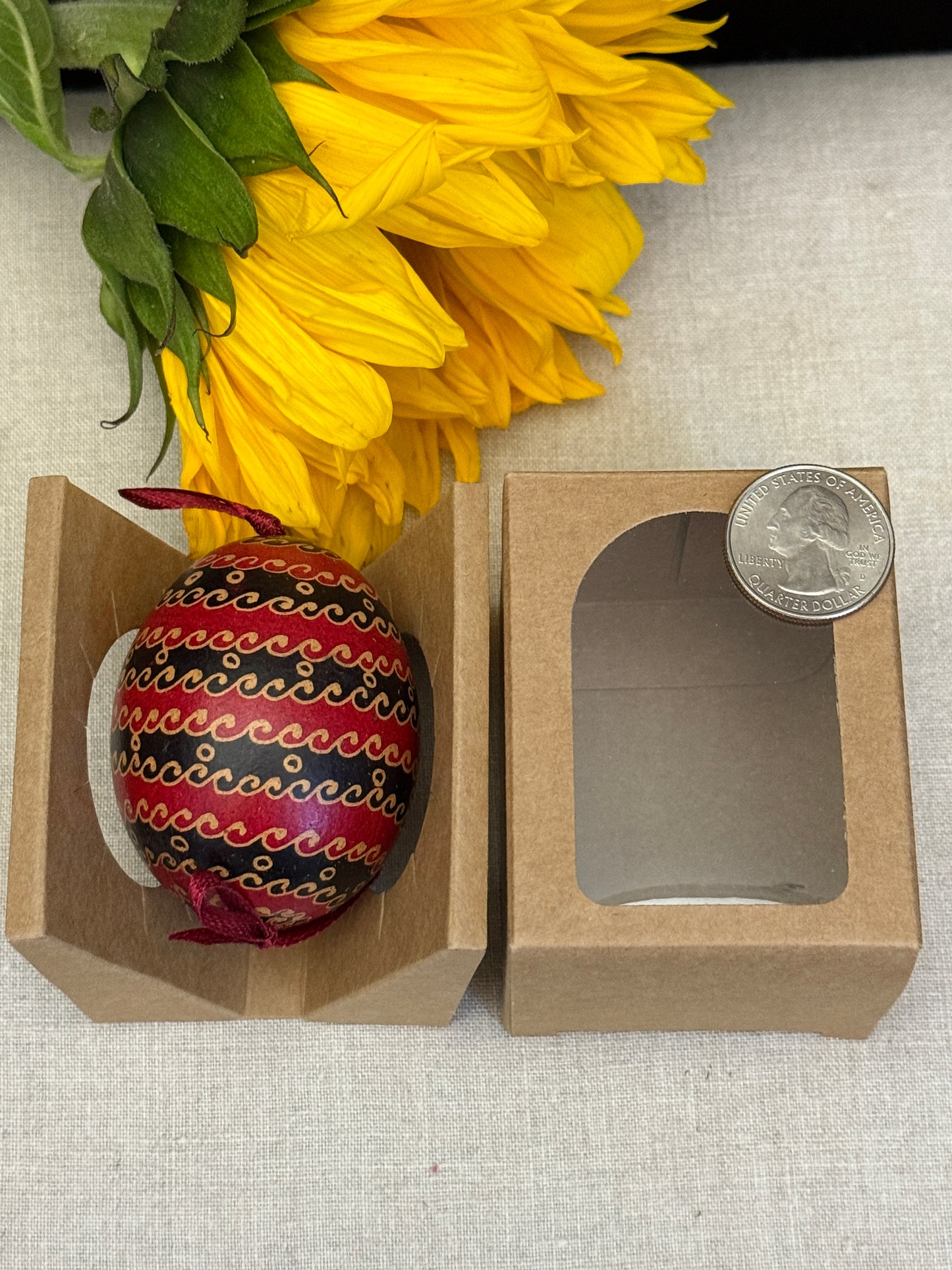 Hand-painted Ukrainian chicken Pysanka #13