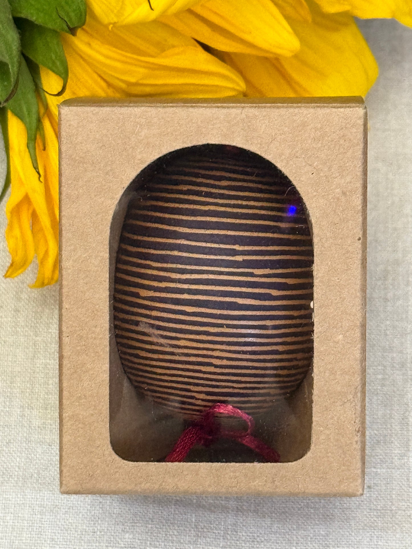 Hand-painted Ukrainian chicken Pysanka #32