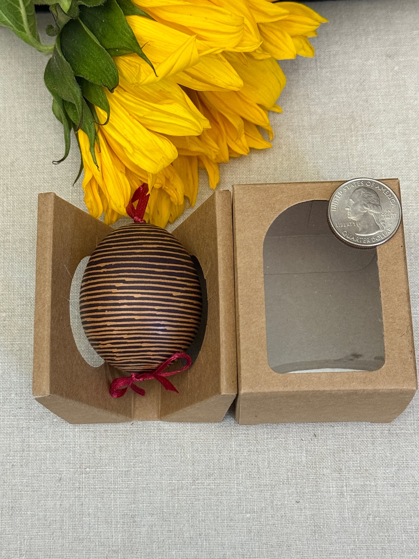 Hand-painted Ukrainian chicken Pysanka #32