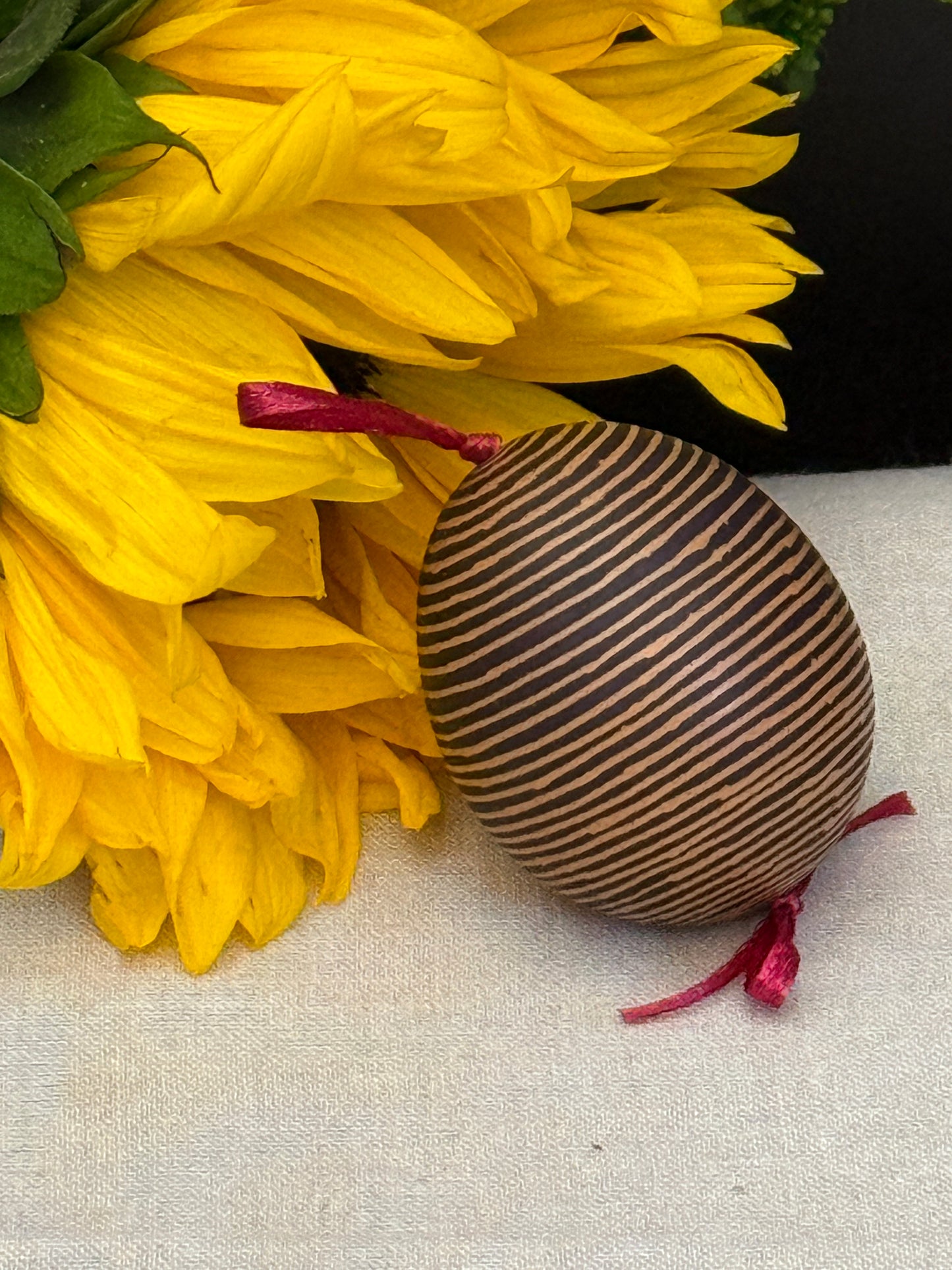 Hand-painted Ukrainian chicken Pysanka #32