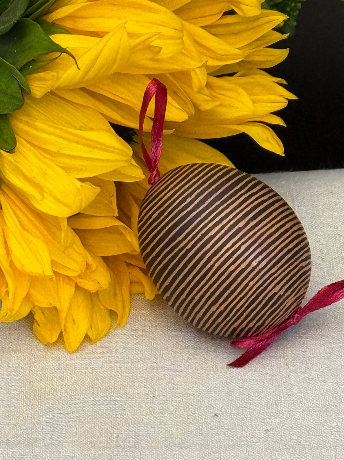 Hand-painted Ukrainian chicken Pysanka #32