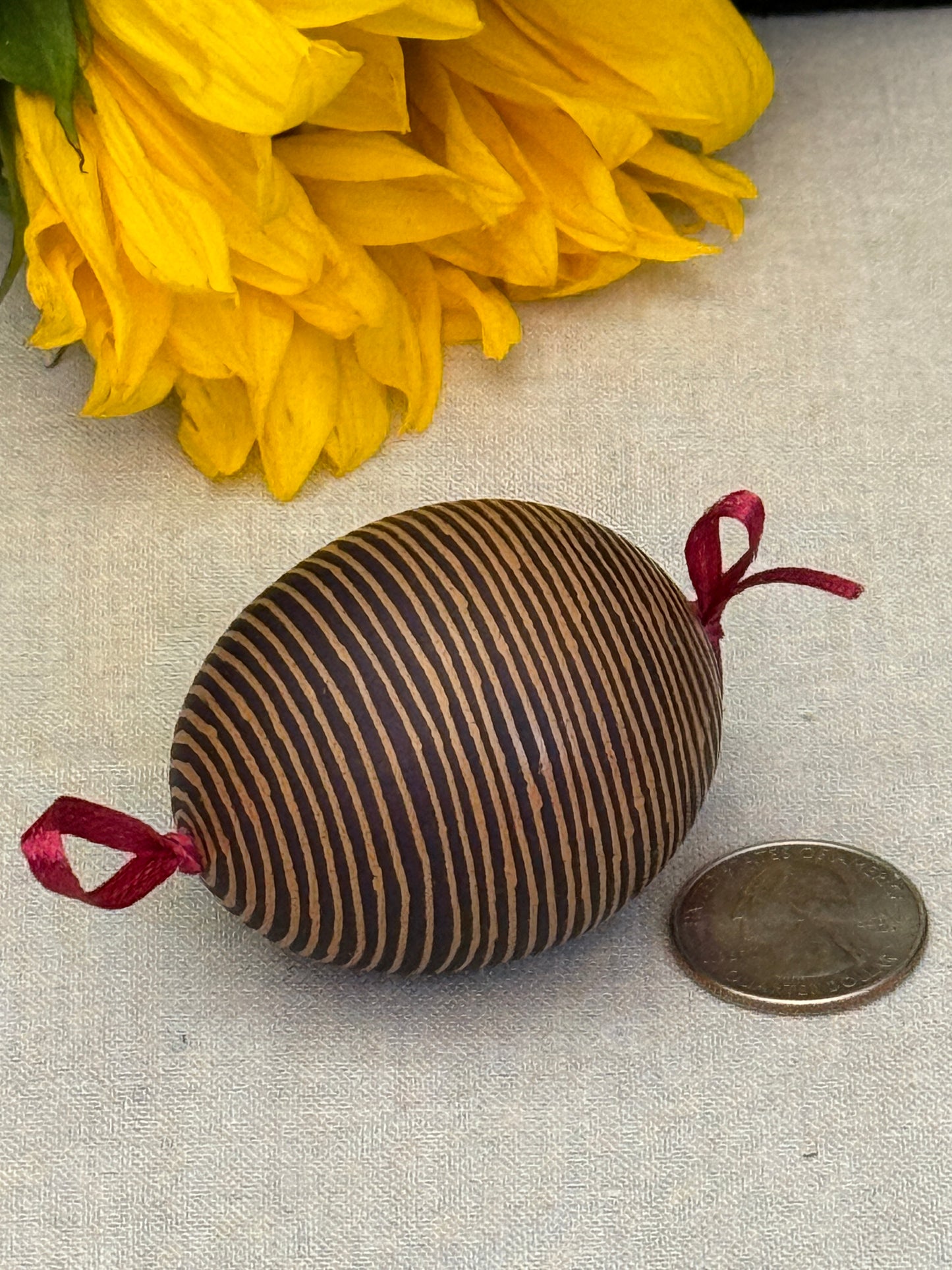 Hand-painted Ukrainian chicken Pysanka #32