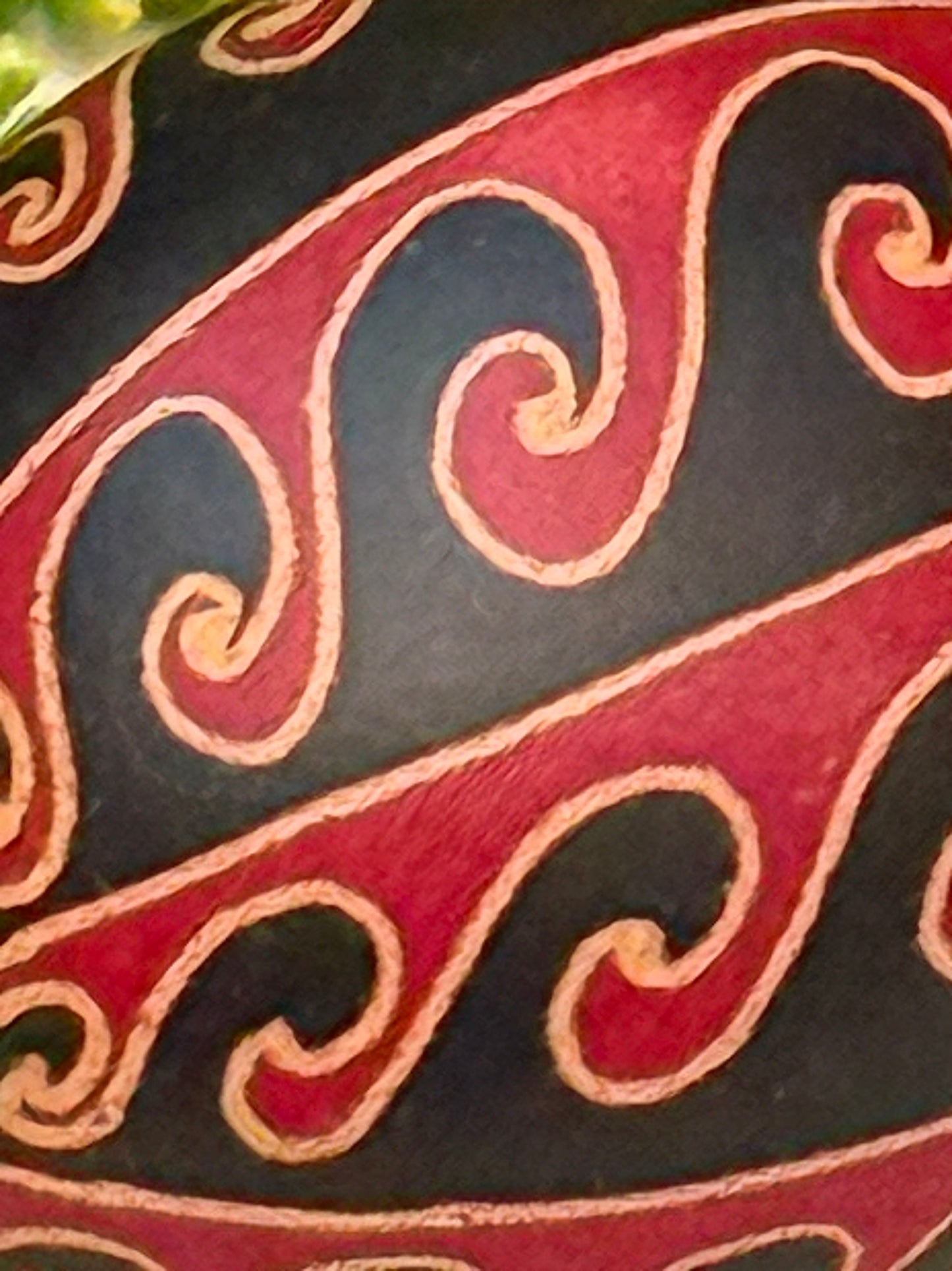 Hand-painted Ukrainian chicken Pysanka #10