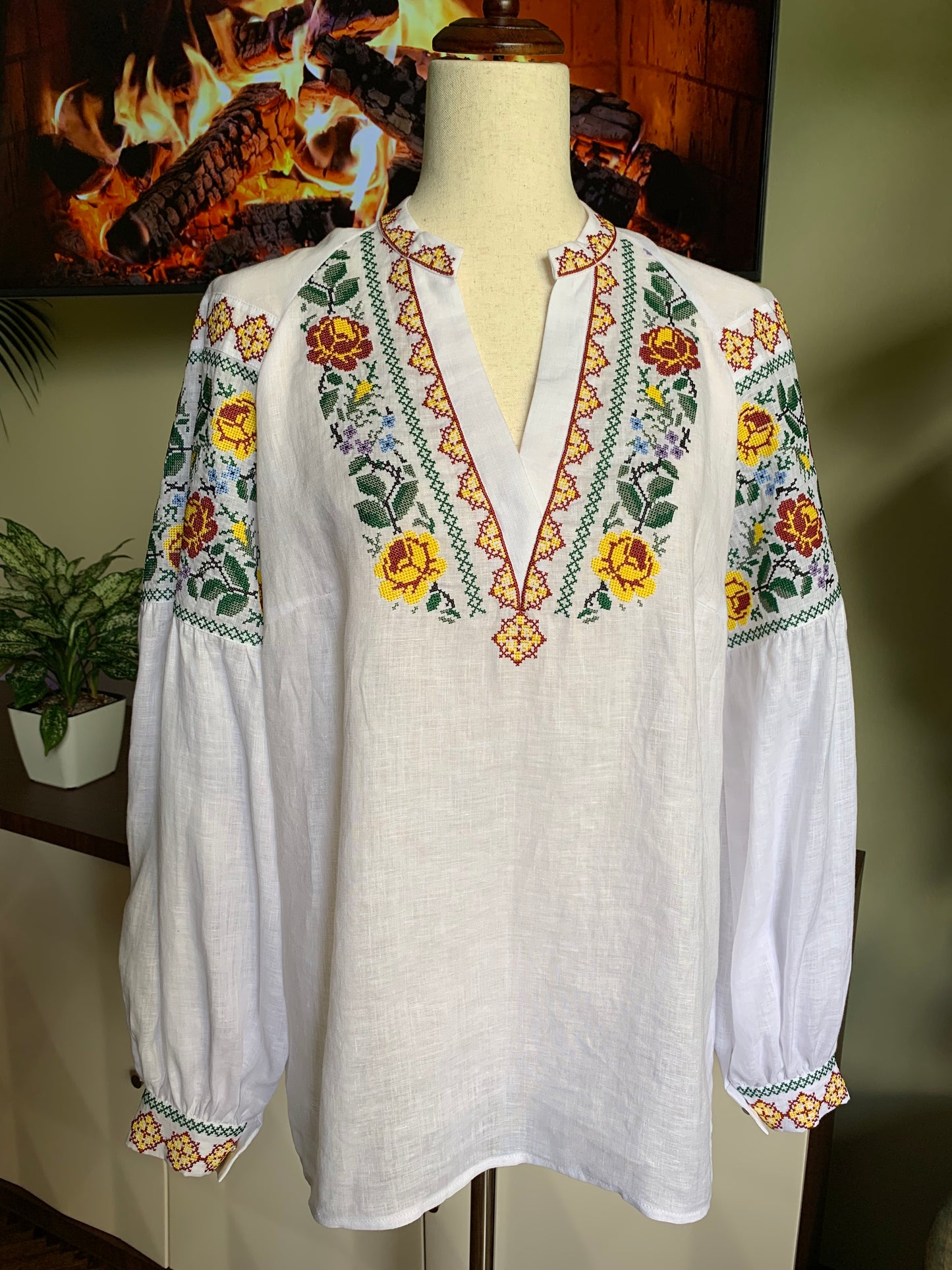Women's linen Embroidery #1