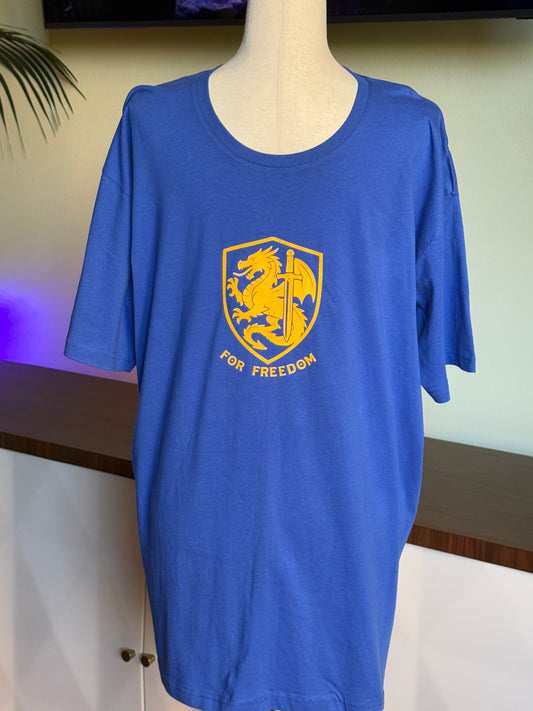 T-Shirt Blue For Freedom