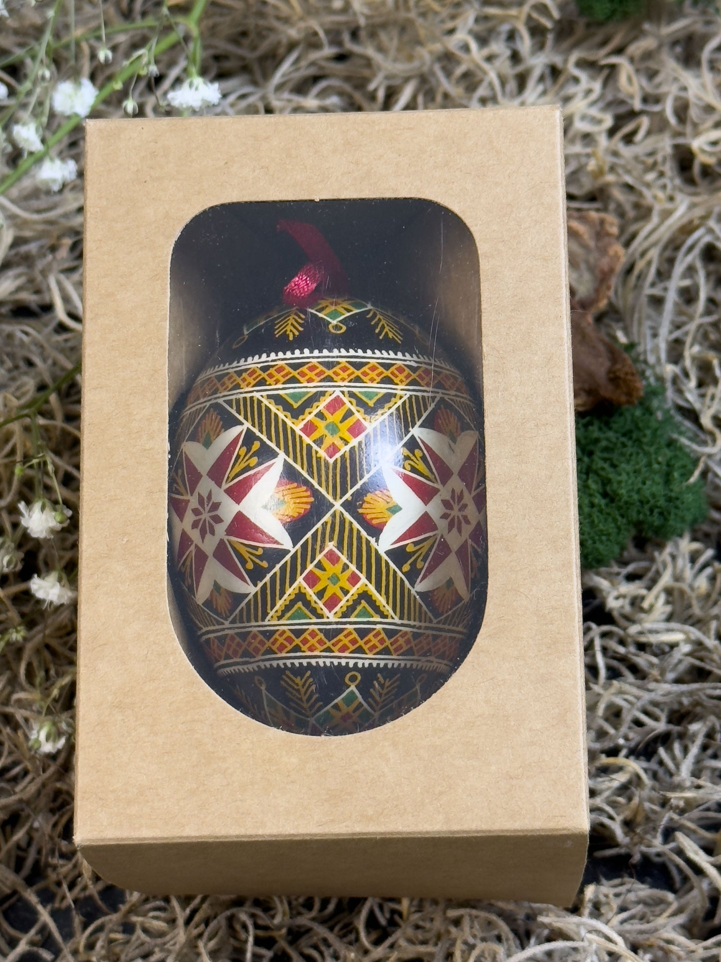 Museum-Quality Goose Egg Pysanka - Hand-Painted Ukrainian Easter Egg #11