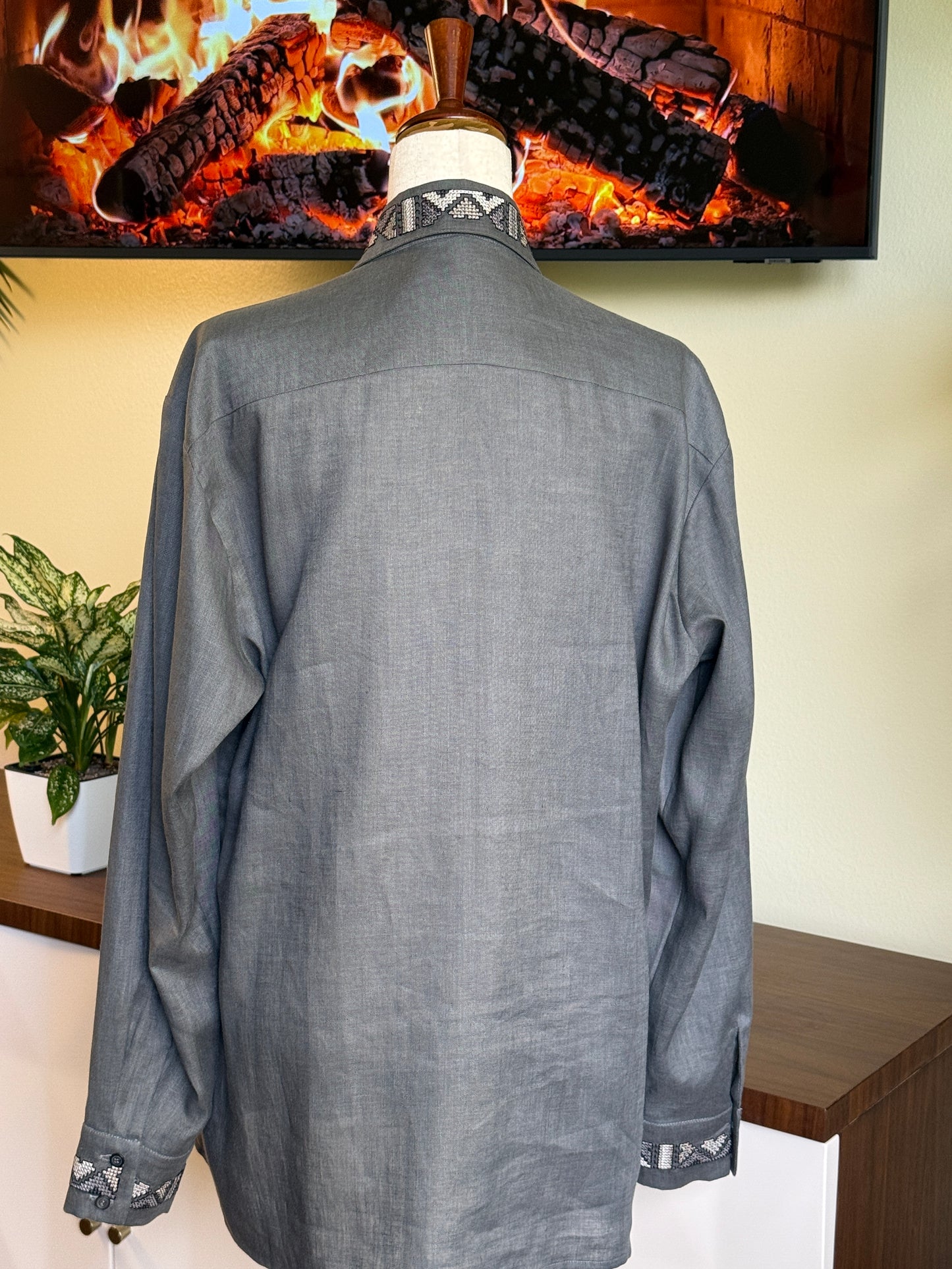 Men's embroidery shirt #1
