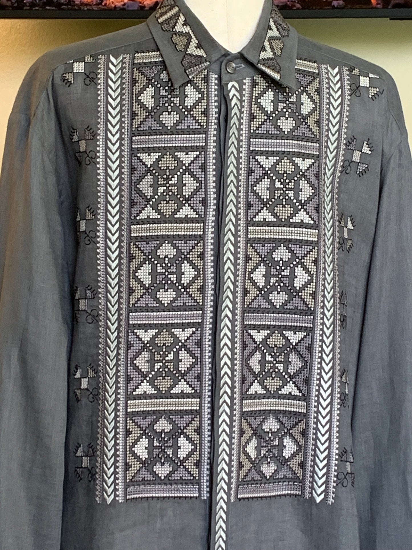 Men's embroidery shirt #1