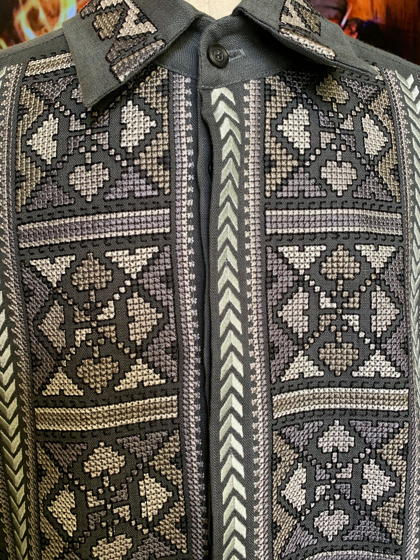 Men's embroidery shirt #1