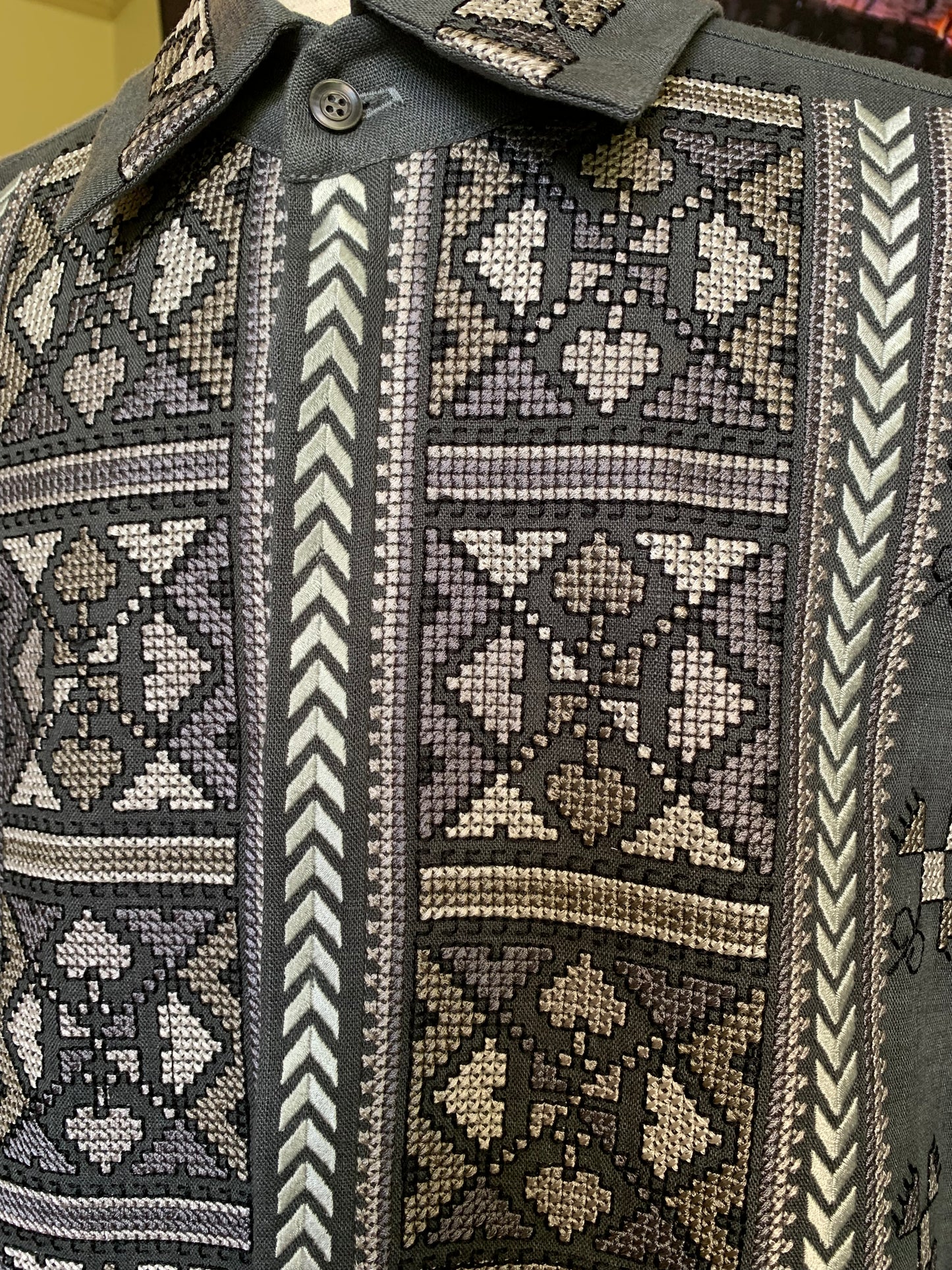 Men's embroidery shirt #1