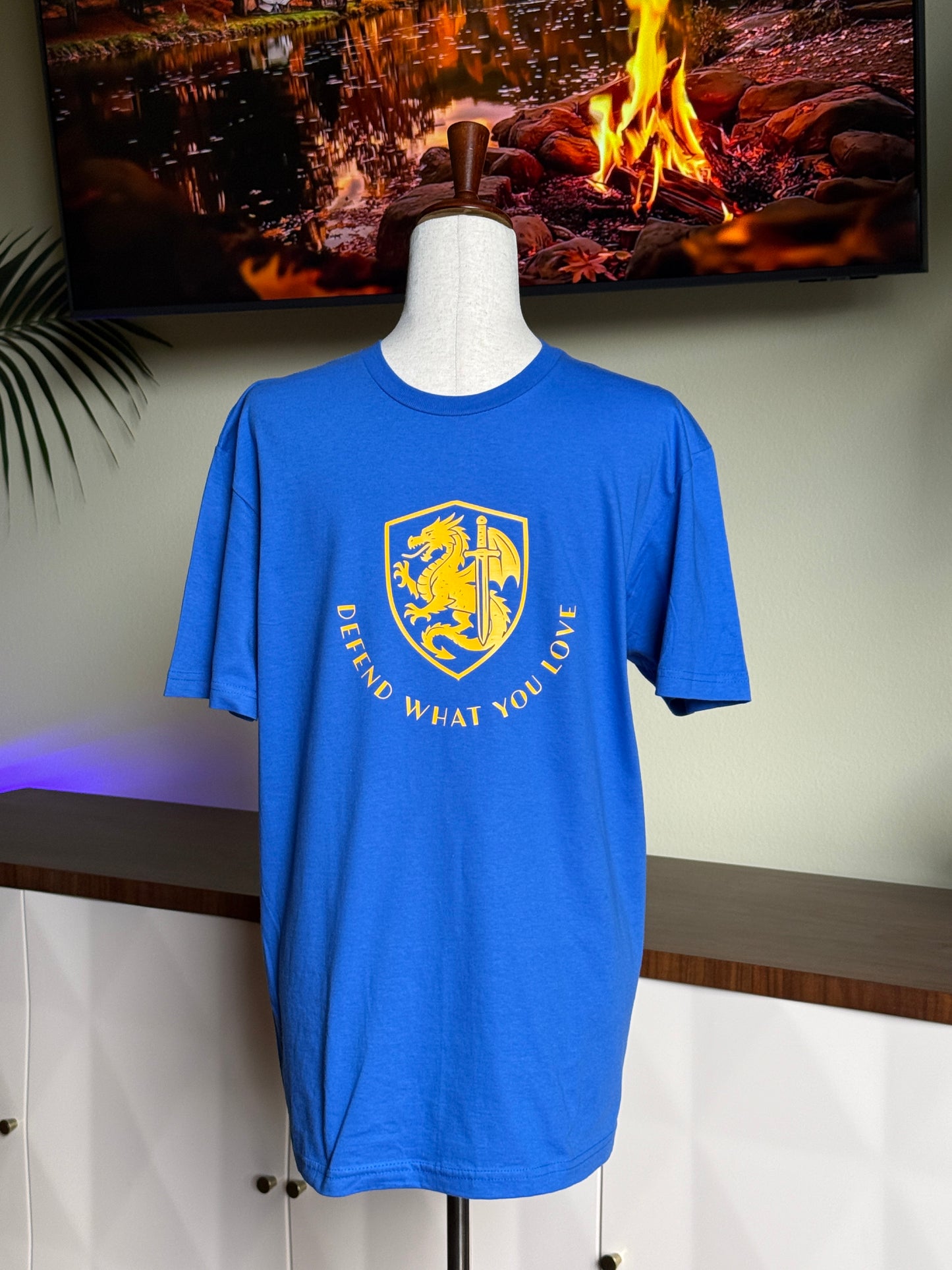 T-shirt Blue Dragon Defend