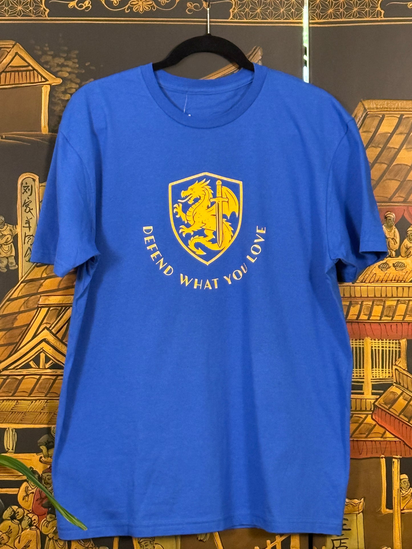 T-shirt Blue Dragon Defend