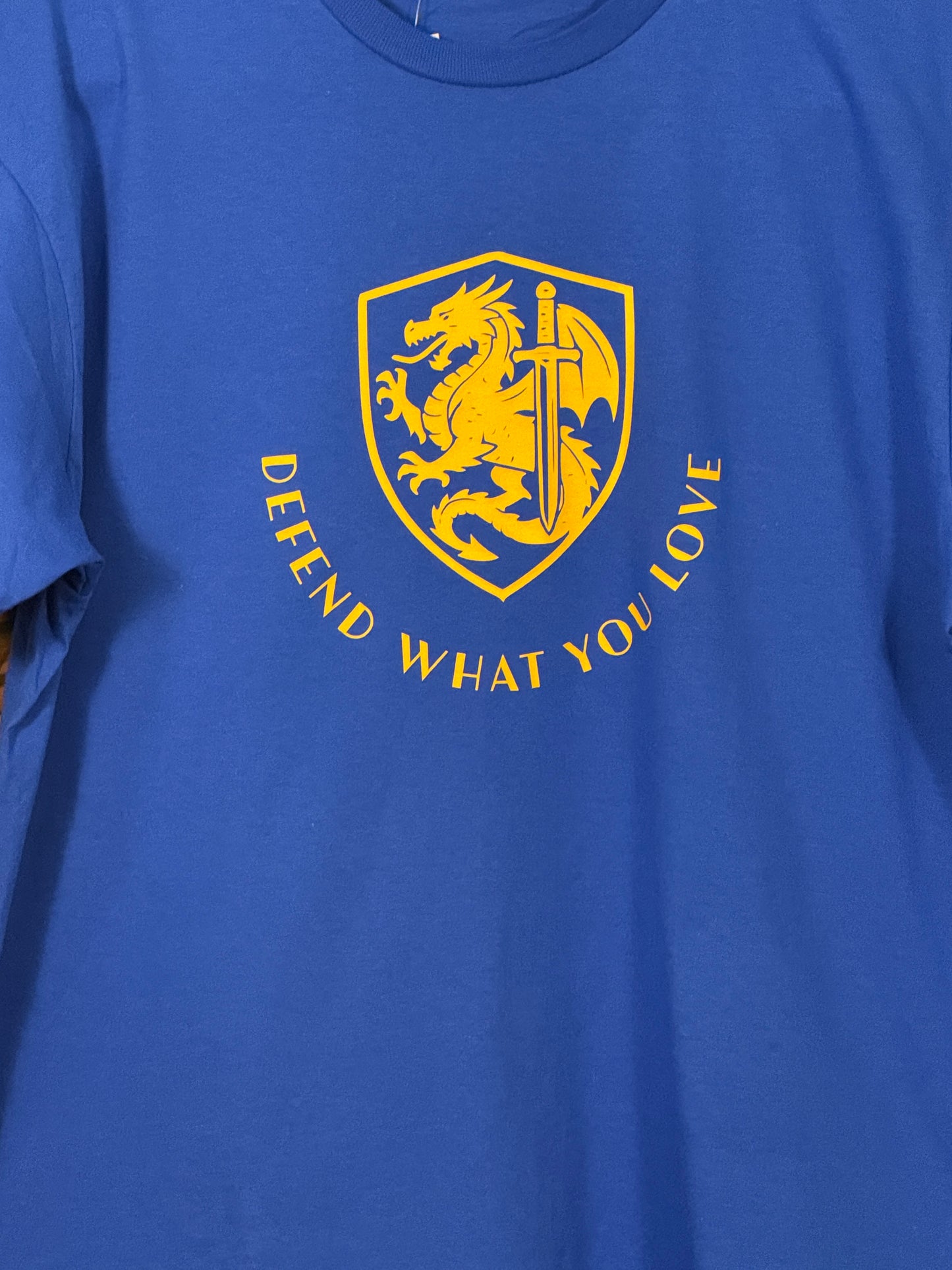 T-shirt Blue Dragon Defend