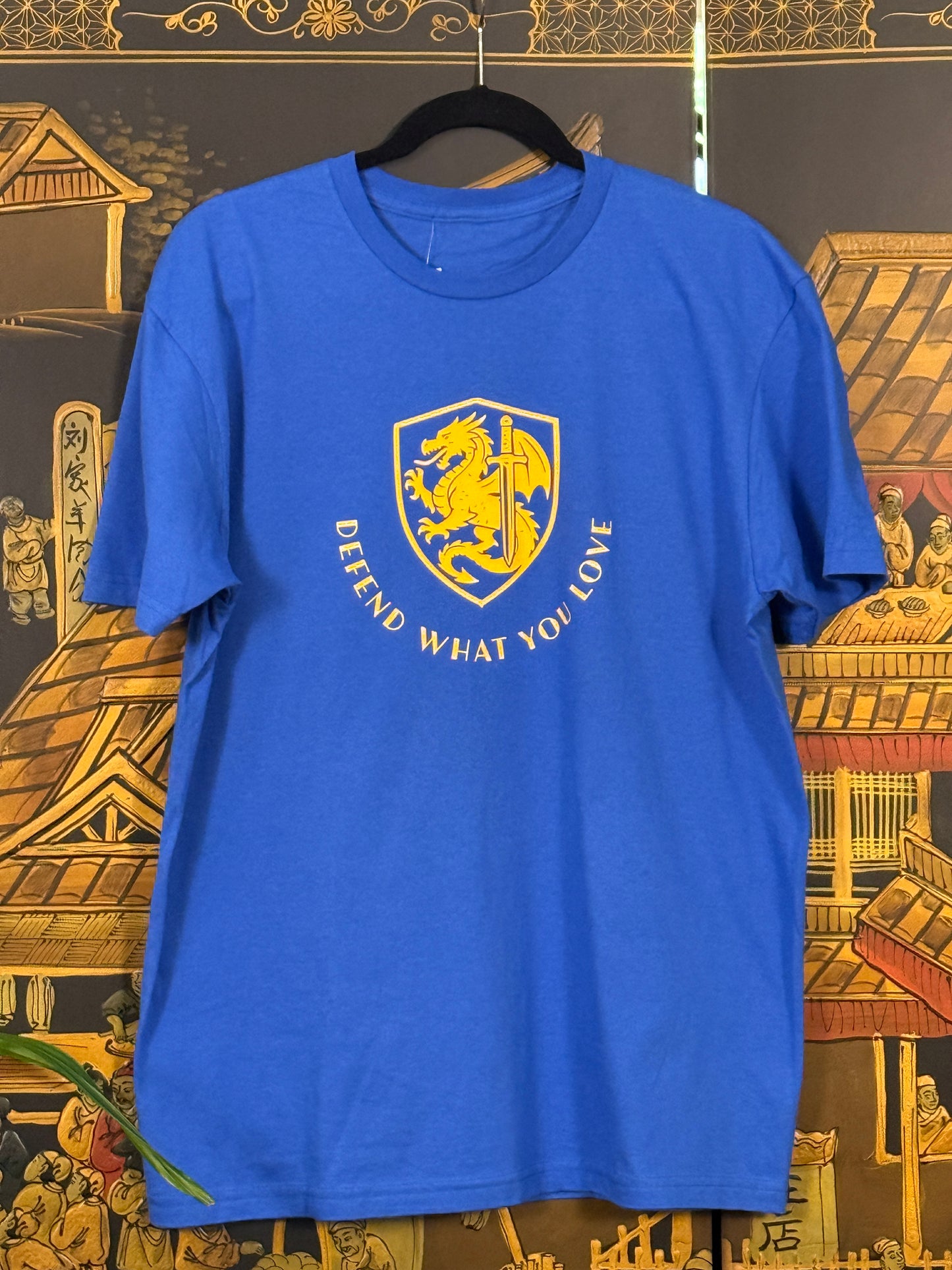 T-shirt Blue Dragon Defend