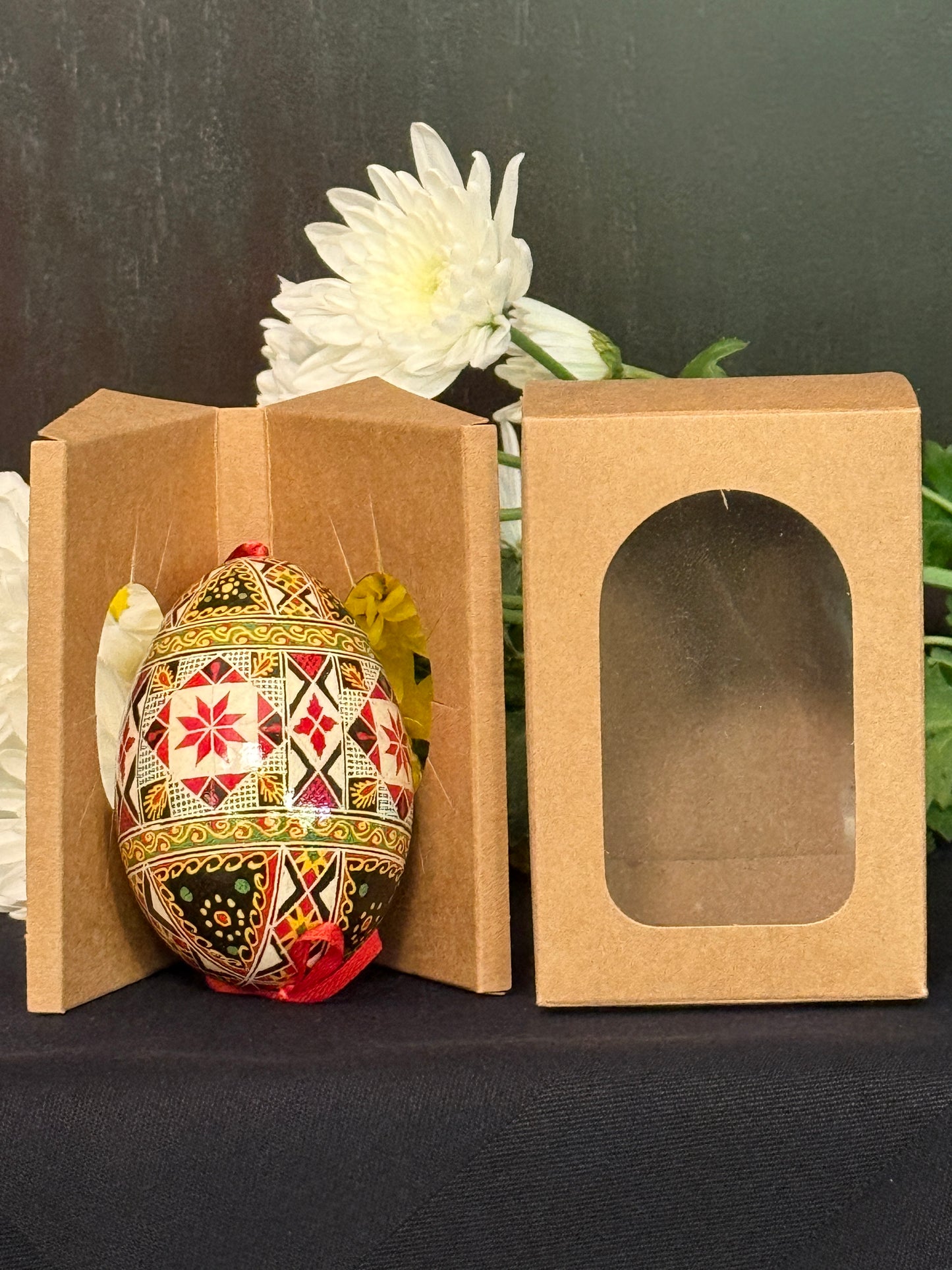 Museum-Quality Goose Egg Pysanka - Hand-Painted Ukrainian Easter Egg # 1