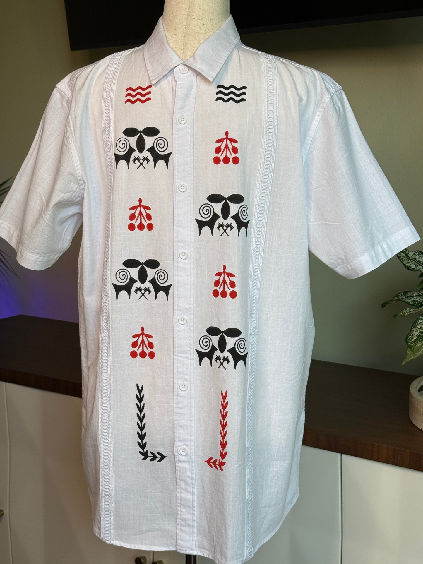 Men's White Short sleeve shirt