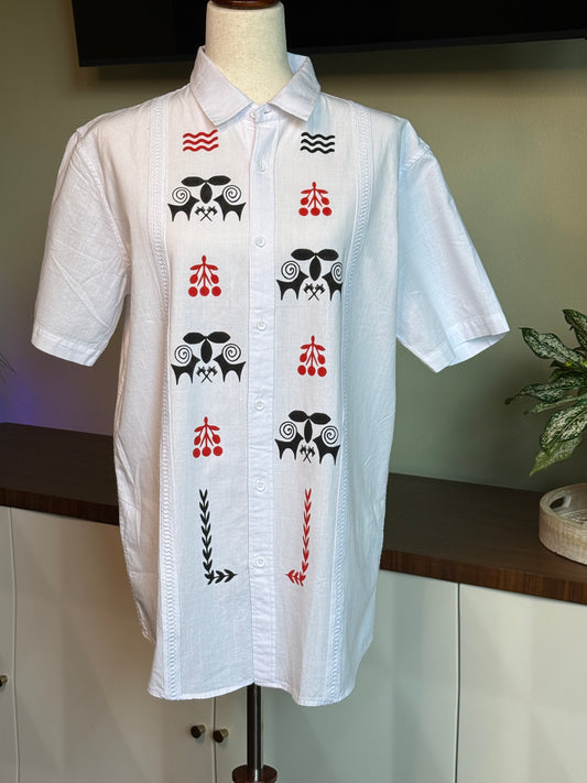 Men's White Short sleeve shirt