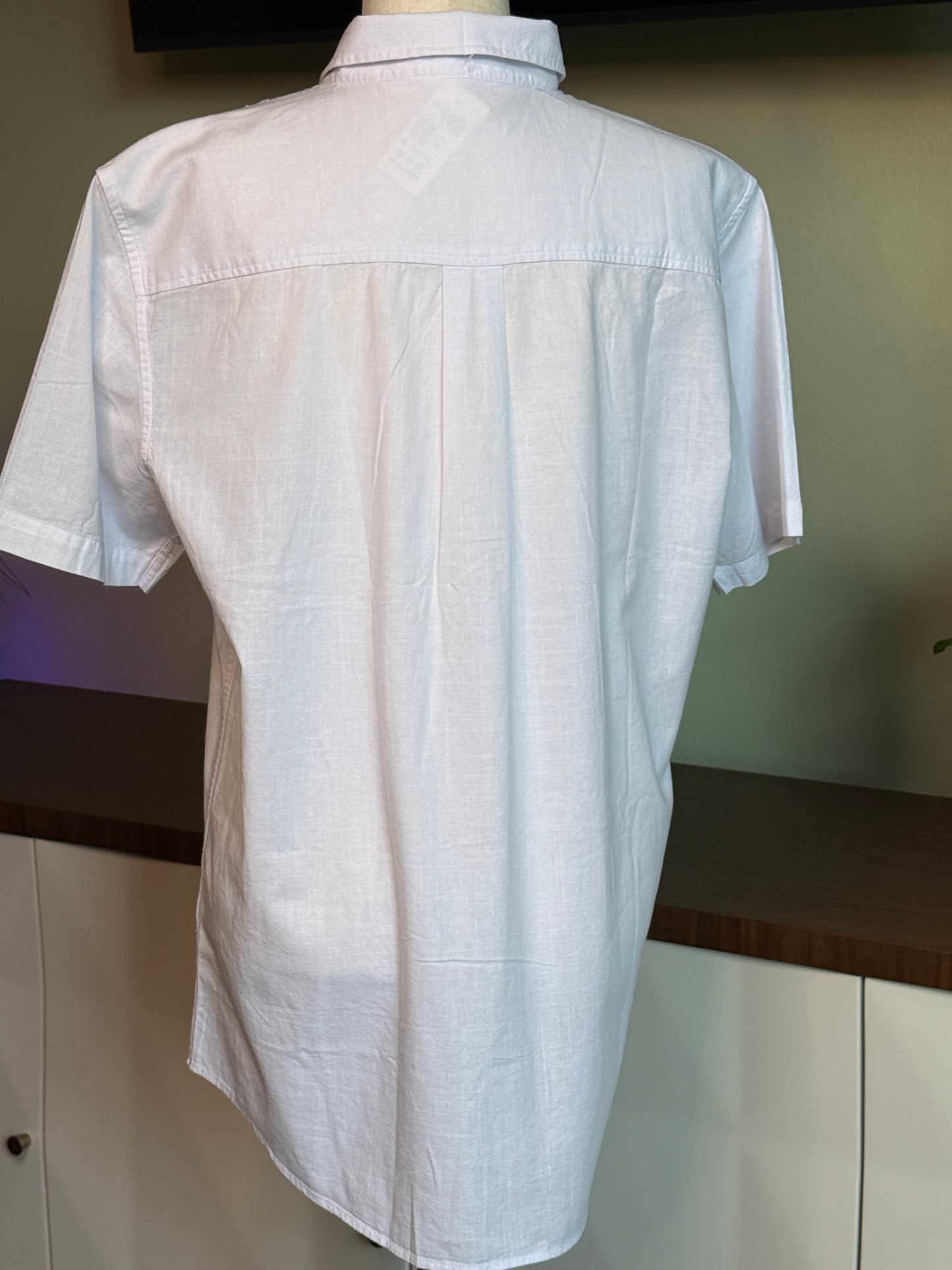 Men's White Short sleeve shirt