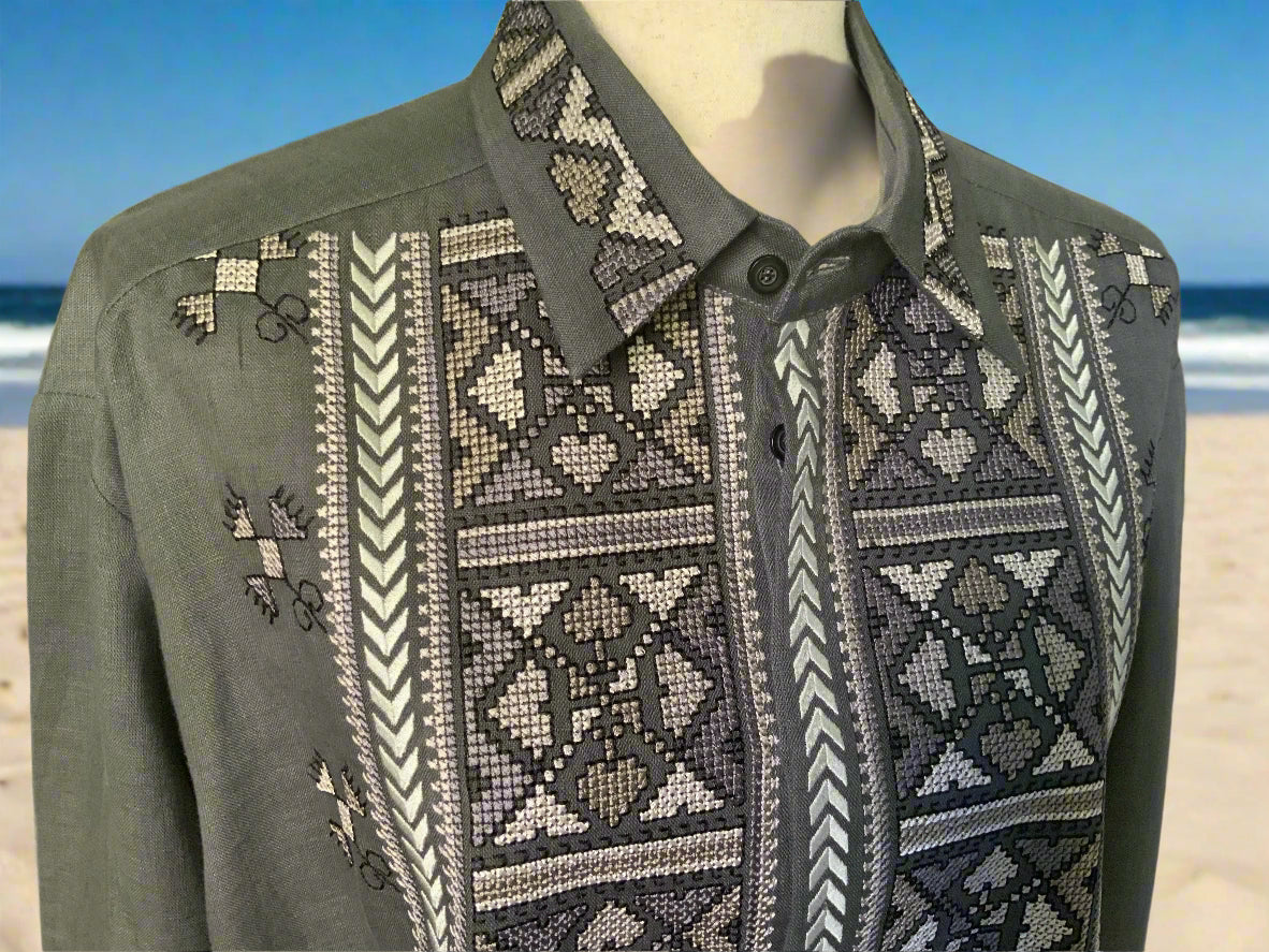 Men's embroidery shirt #1