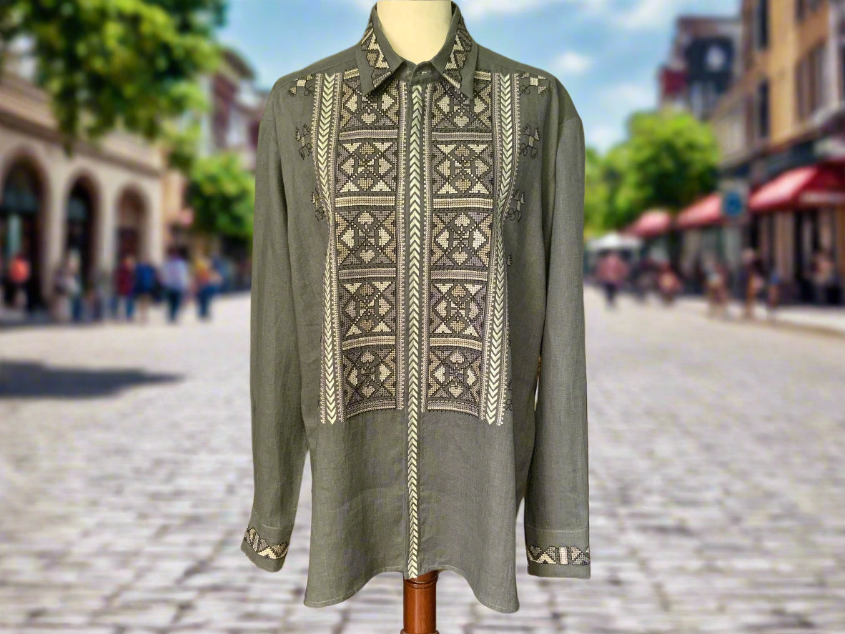 Men's embroidery shirt #1